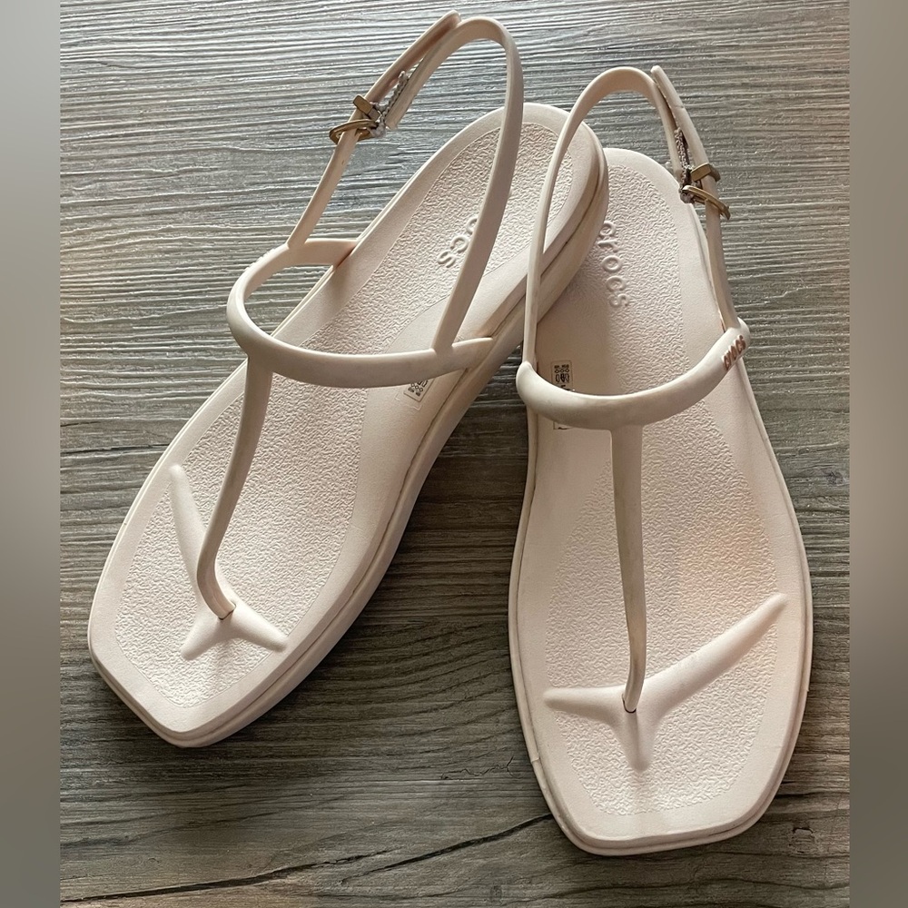 Womens “Miami” Crocs sandals